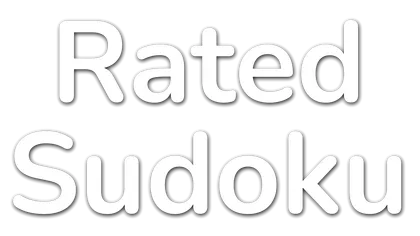 Rated Sudoku transparent logo